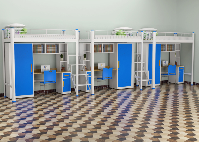 這家是符合國家環保標準的鐵架公寓床廠家，質量保障的鐵制公寓床廠家